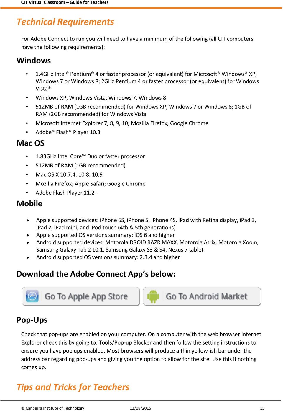 adobe connect for mac os x
